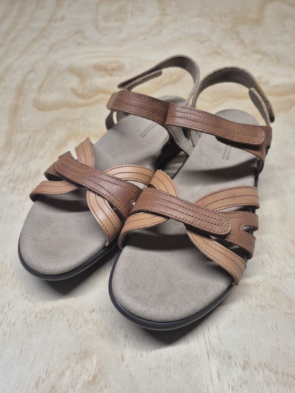 SAS Women's Pier Sepia 11.5 Narrow First Quality Sandal New Without Box